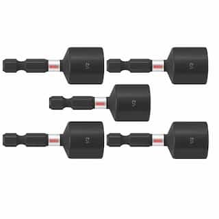 Bosch 1/2-in x 1-7/8-in Impact Tough Nutsetter, 5 Pack