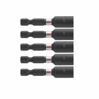 Bosch 1/4-in x 1-7/8-in Impact Tough Nutsetter, 5 Pack