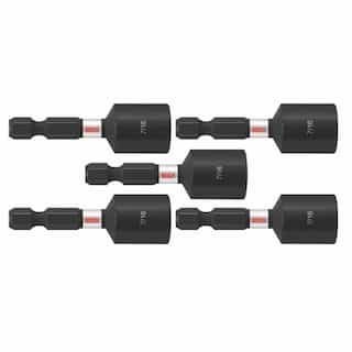 Bosch 7/16-in x 1-7/8-in Impact Tough Nutsetter, 5 Pack