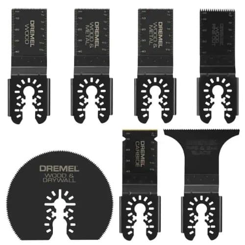 Dremel 7 pc. Oscillating Tool Accessory Kit, Universal Dual Interface