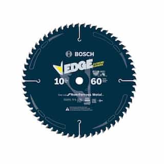 Bosch 10-in Edge Circular Saw Blade, Non-Ferrous Metal, 60 Tooth