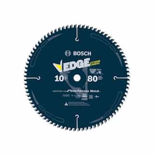 Bosch 10-in Edge Circular Saw Blade, Non-Ferrous Metal, 80 Tooth