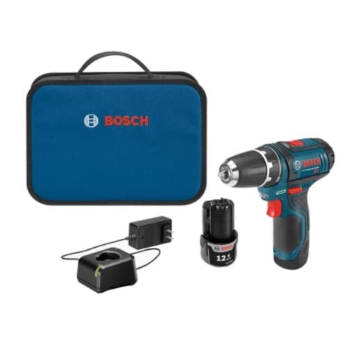 Bosch 3/8-in Drill Driver Kit w/ Batteries, 12V
