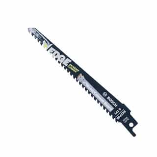 Bosch 6-in Edge Reciprocating Saw Blade, Wood/Cement Board, 6 TPI