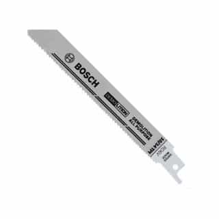 Bosch 6-in Reciprocating Saw Blade, All-Purpose, 10/14 TPI, Bulk