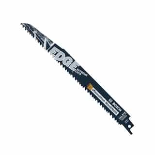 9-in Edge Reciprocating Saw Blade, Wood w/ Nails, 5/8 TPI