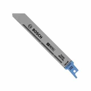 Bosch 6-in Reciprocating Saw Blade, Thin Metal, 24 TPI, Bulk