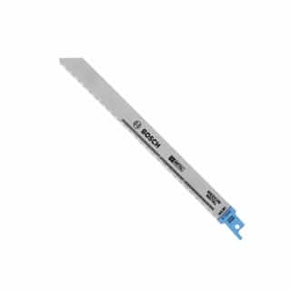 Bosch 9-in Reciprocating Saw Blade, Medium Metal, 18 TPI