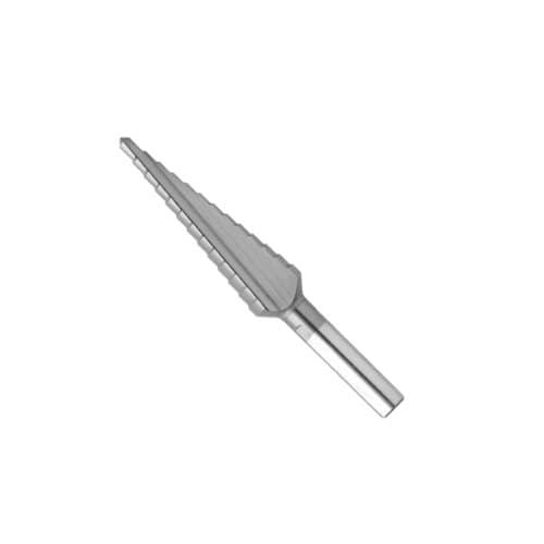 1/8-in to 1/2-in Step Drill Bit, High-Speed Steel