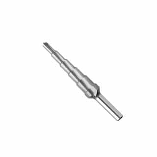 3/16-in to 1/2-in Step Drill Bit, High-Speed Steel