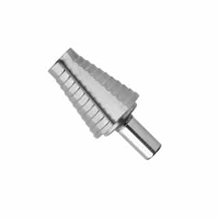 13/16-in to 1-3/8-in Step Drill Bit, High-Speed Steel