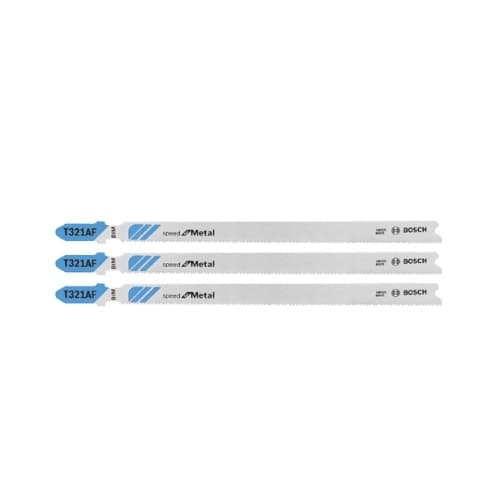 5-1/4-in Jig Saw Blade, T-Shank, Metal, 21 TPI, 3 Pack