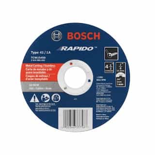 Bosch 4-1/2-in Abrasive Wheel, Stainless/Metal, Type 1A, 60 Grit