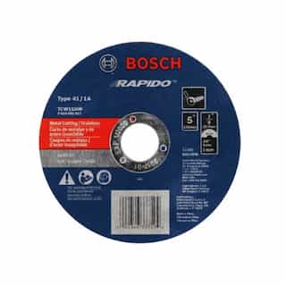 Bosch 5-in Abrasive Wheel, Stainless/Metal, Type 1A, 60 Grit