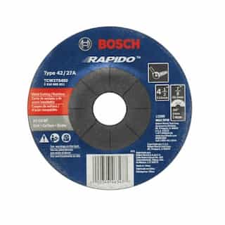 Bosch 4-1/2-in Abrasive Wheel, Stainless/Metal, Type 27A, 60 Grit