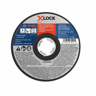 Bosch 5-in X-LOCK Abrasive Wheel, Stainless/Metal, Type 1A, 60 Grit