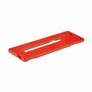 Steel Table Saw Dado Insert, Red