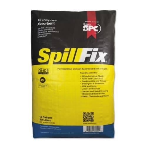 SpillFix Coconut Coir Granular Bag, Absorbs 7 Gallons