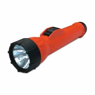 WorkSAFE LED Flashlight, Waterproof, 60 lm, Orange/Black