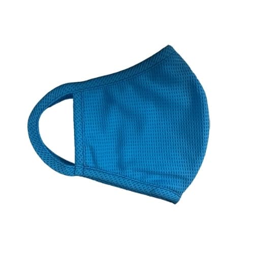 Reusable 3-Ply PPE Antimicrobial Cloth Face Mask, Blue, Pack