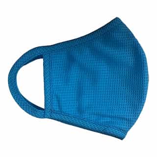 HomElectrical Reusable 3-Ply PPE Antimicrobial Cloth Face Mask, Blue
