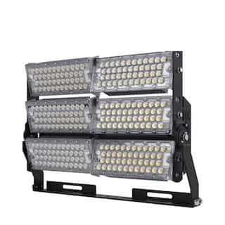 NovaLux 600W Horizontal LED High Mast Stadium Sport Light, 96000 lm, 100V-277V, 5000K