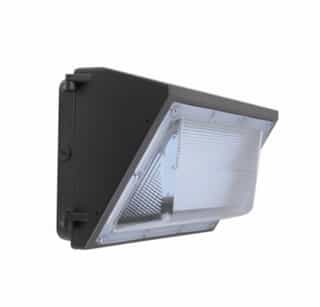 100W Semi Cut-Off LED Wall Pack w Photocell, 400W MH Retrofit, 12000 lm, 5000K, Black