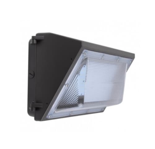 NovaLux 40W Semi Cut-Off LED Wall Pack w/ Photocell, 175W MH Retrofit, 4800 lm, 5000K, Black