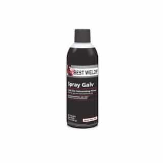 Best Welds 13oz Zinc Galvanized Spray, Aerosol Can, Grey