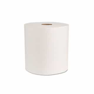 Green Seal Certified White Towel Roll, 800-ft.