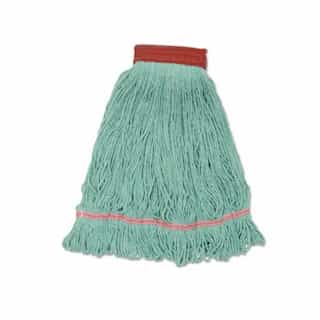 Green Wide Band Large Blended Loopend Mop