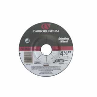 Carborundum 4.5-in Depressed Center Grinding Wheel, 24 Grit, Aluminum Oxide
