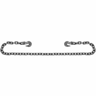 Campbell 3/8"X20' Carbon Steel Binder Chains Clevis Grab