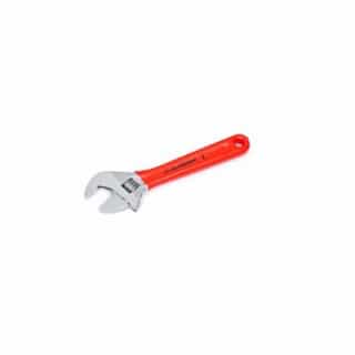 6-in Chrome Adjustable Wrench w/ Cushion Grip
