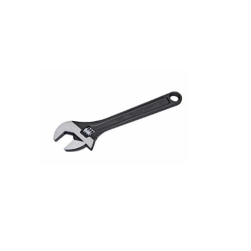Crescent 8-in Alloy Steel Adjustable Wrench, Black Oxide