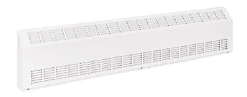 600W Sloped Commercial Baseboard, Medium Density, 208 V, Silica White