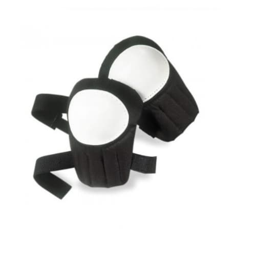 Custom LeatherCraft Swivel Knee Pads w/ Plastic Cap, Black