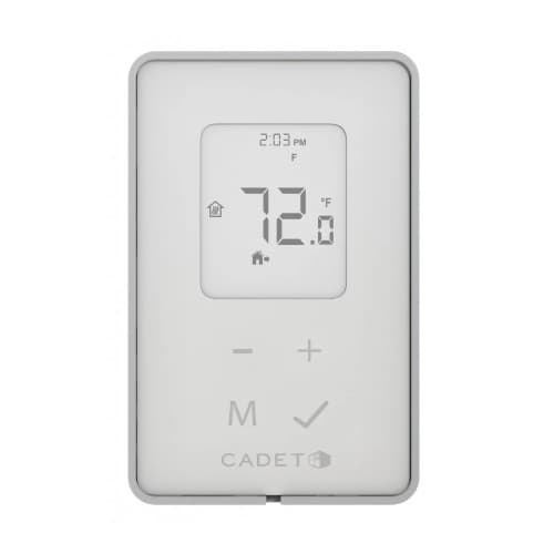 3600W Programmable Thermostat, Double Pole, 15 Amp, 120V/208V/240V, White