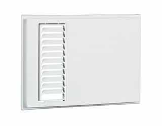 Cadet Apex72 Wall Heater Louvered Metal Grill Only, White