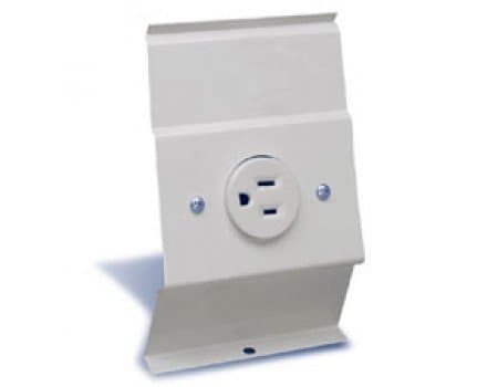 Cadet Receptacle Plate for F Series Electric Baseboard Heater, White