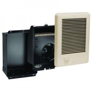 Almond, 1000W at 240V Com-Pak Wall Heater, Complete Unit with Thermostat