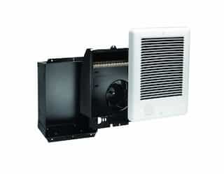 1000W at 240V Com-Pak Series Wall Heater Complete Unit, White
