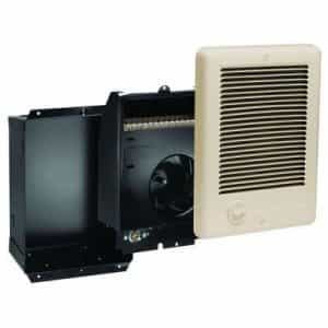 Com-Pak Series Wall Heater Complete Unit, 1250 Watts at 240V, Almond