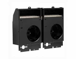 Com-Pak Twin Series Wall Heater Assembly Only, 4000 Watts at 240V
