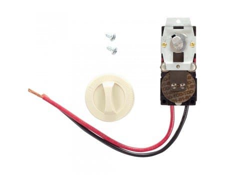 Almond, Built-In Single Pole Thermostat for Com-Pak Wall Heater, 22A
