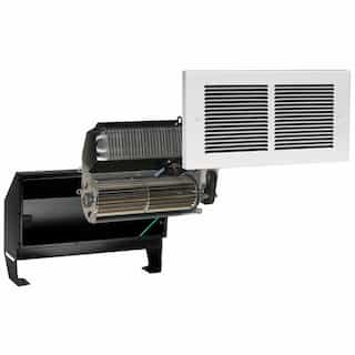 Register Wall Heater, Complete Unit, 1600 Watts at 240V, Almond