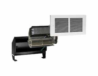 Register Wall Heater, Complete Unit, 2000 Watts at 208V, White