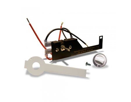 Built-In, Double-Pole Thermostat Kit for Register Wall Heater, White