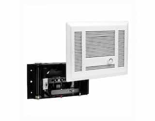  SL Wall Heater, Assembly, Grill, and Thermostat, 240V, 1500W, White