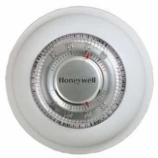 Cadet The Round 24V Wall Mounted Thermostat, Mercury Free